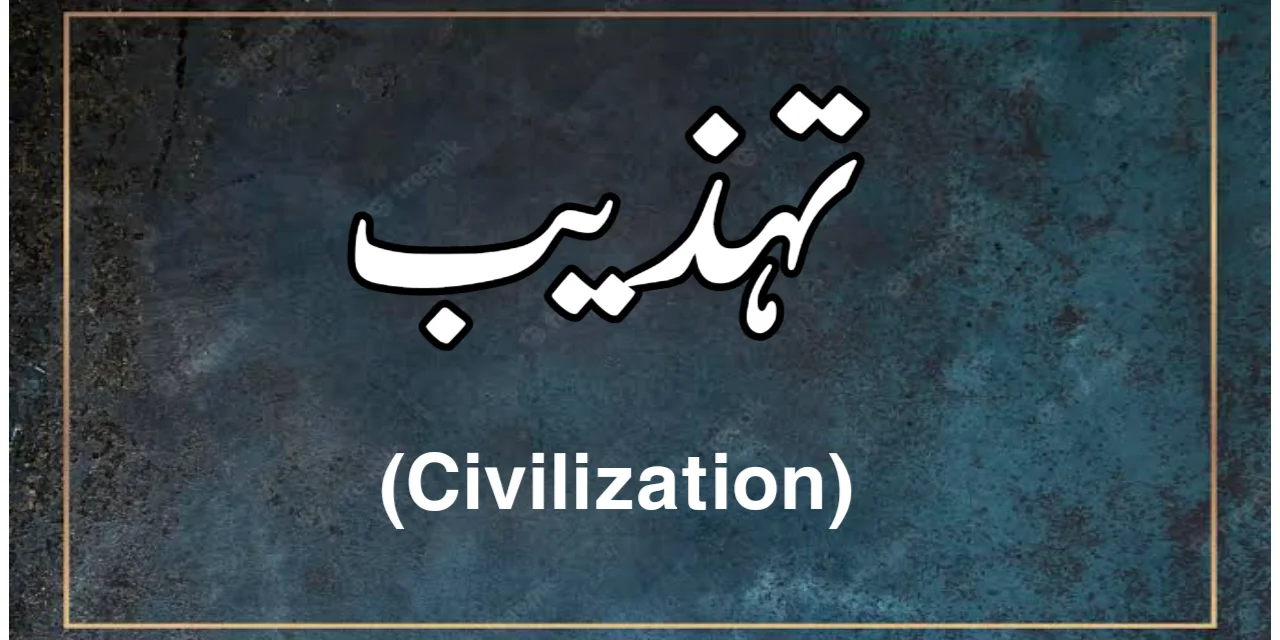 تہذیب کسے کہتے ہیں؟