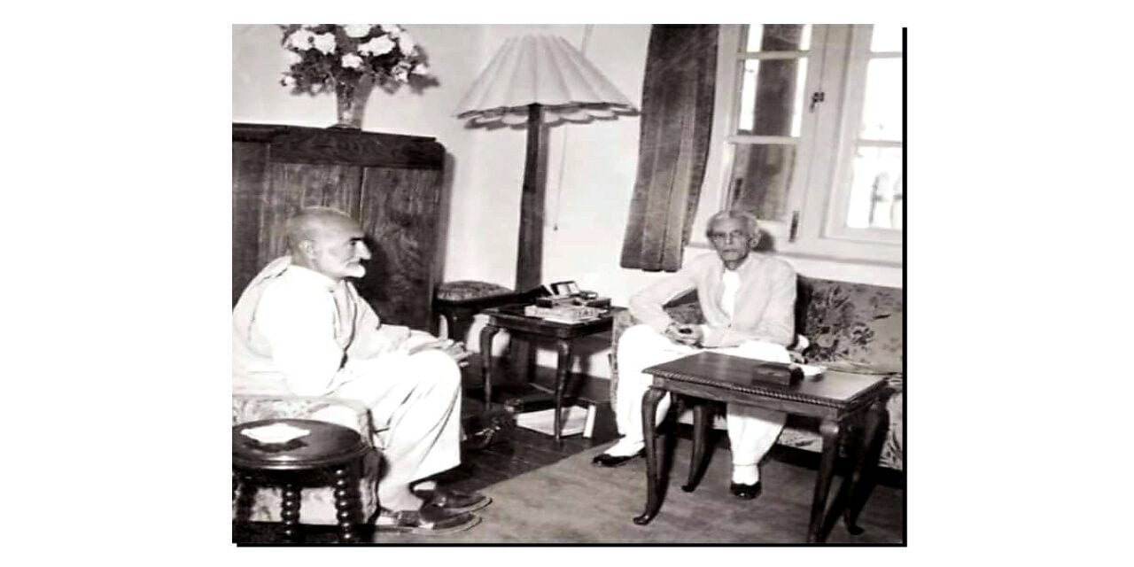 خان عبدالغفار خان اور قائدِ اعظم محمد علی جناح کی تاریخی ملاقات