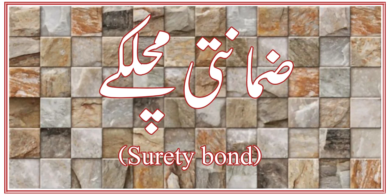 ضمانتی مچلکے جمع کرانے کا مقصد کیا ہوتا ہے؟