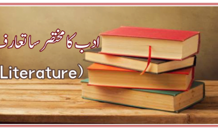 ادب کا مختصر سا تعارف