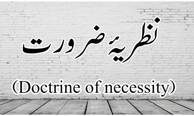 نظریۂ ضرورت، تعارف اور ابتدا