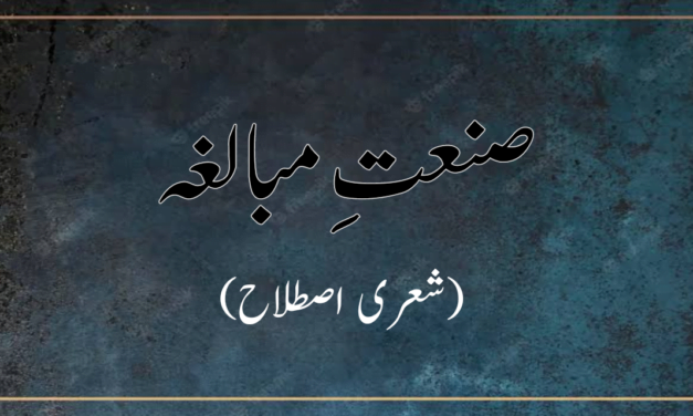 صنعتِ مبالغہ (شعری اصطلاح)