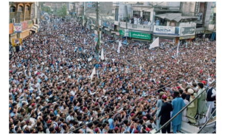 سوات میں دہشت گردی اور بد امنی کے خلاف احتجاجی مظاہرہ، ہزاروں افراد کی شرکت