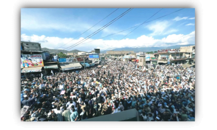 سوات، تحصیلِ مٹہ میں دہشت گردی اور بد امنی کے خلاف احتجاجی مظاہرہ