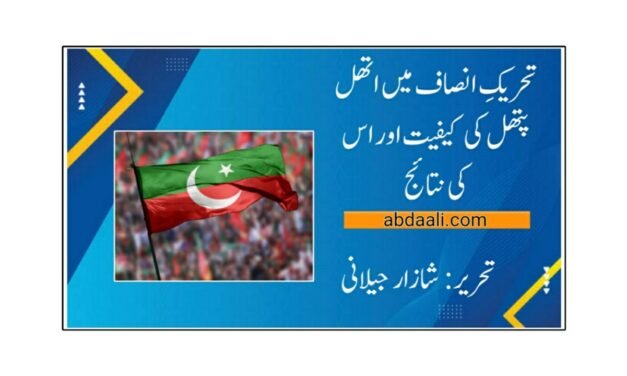 تحریکِ انصاف میں اتھل پتھل کی کیفیت اور نتائج