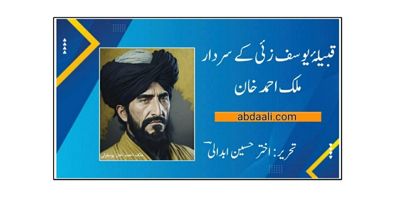 قبیلۂ یوسف زئی کے سردار ملک احمد خان