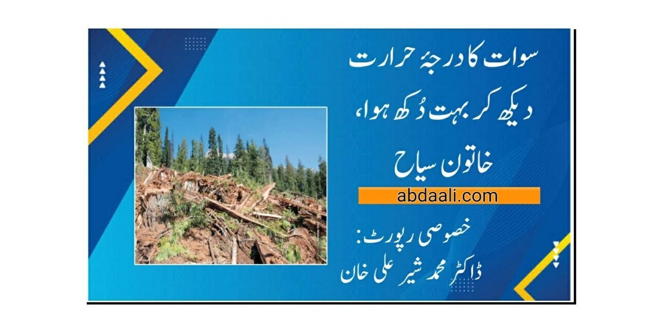 سوات کا درجۂ حرارت دیکھ کر بہت دُکھ ہوا، خاتون سیاح