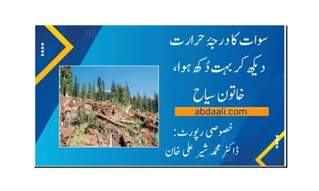 سوات کا درجۂ حرارت دیکھ کر بہت دُکھ ہوا، خاتون سیاح