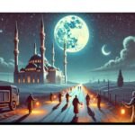 ڈوبتے چاند کا آخری منظر، ایک ملاقات کا حوالہ