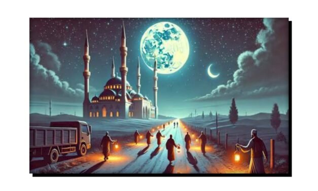 ڈوبتے چاند کا آخری منظر، ایک ملاقات کا حوالہ