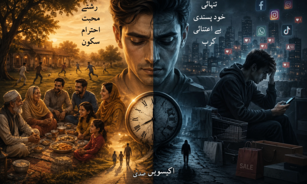 اکیسویں صدی میں معاشرتی تبدیلی ایک المیہ
